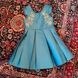 Green/gold Christian Siriano girls gown size 7.